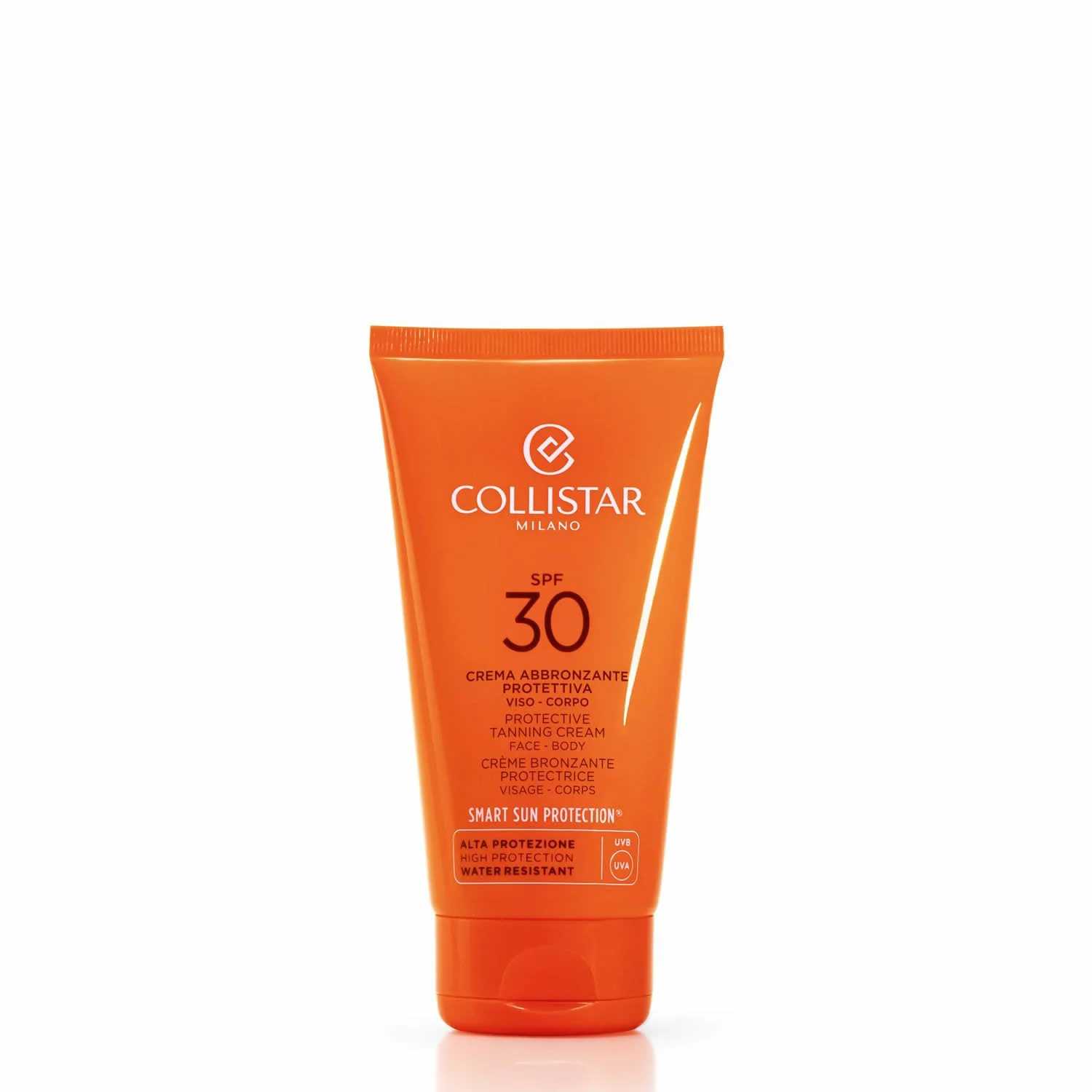 Įdegio kremas SPF30 – aukštos apsaugos kūno kremas nuo saulės.