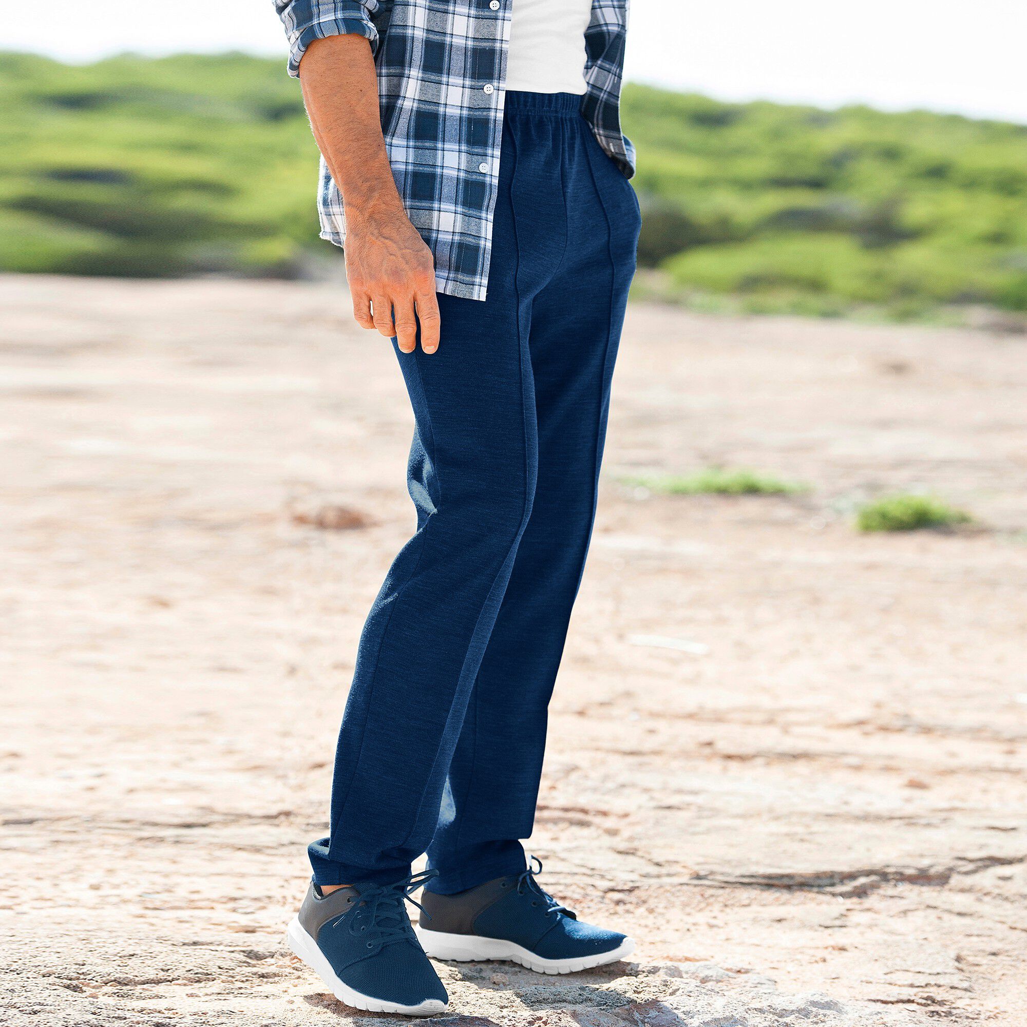 Pantalon loisirs molleton, bas droits