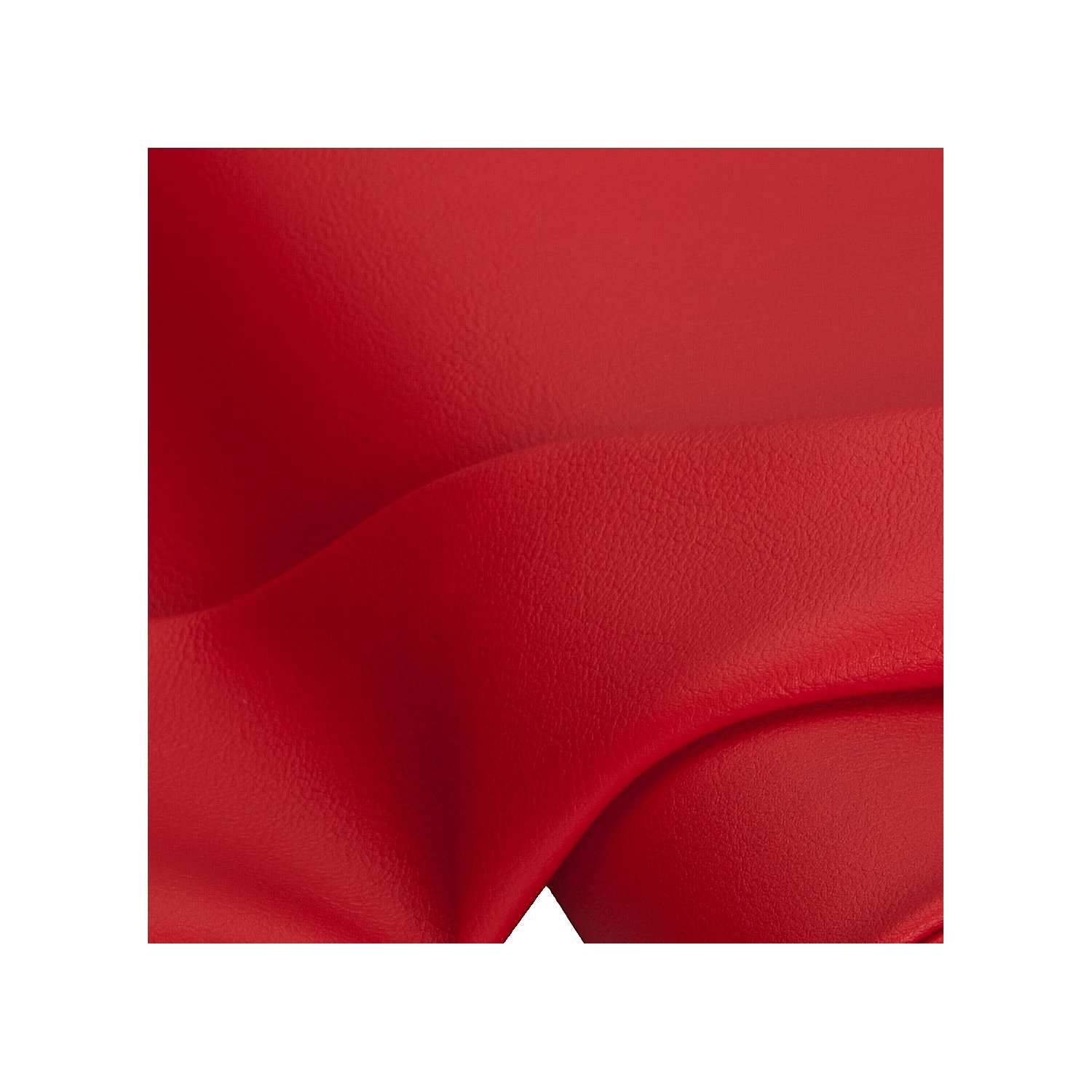 Hochwertiges Kunstleder, rot