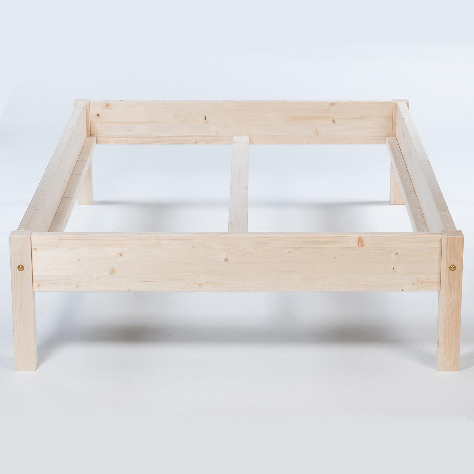 TUGA-Holztech Massivholzbett Dübelbett (Fichte) 