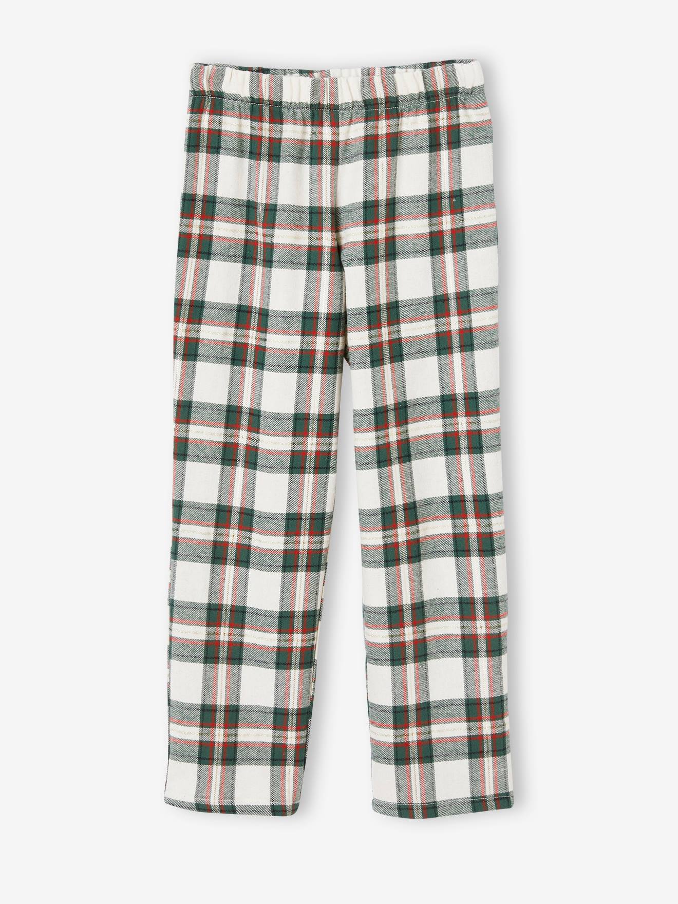 Coffret Noël pyjama + chaussettes fille vert sapin