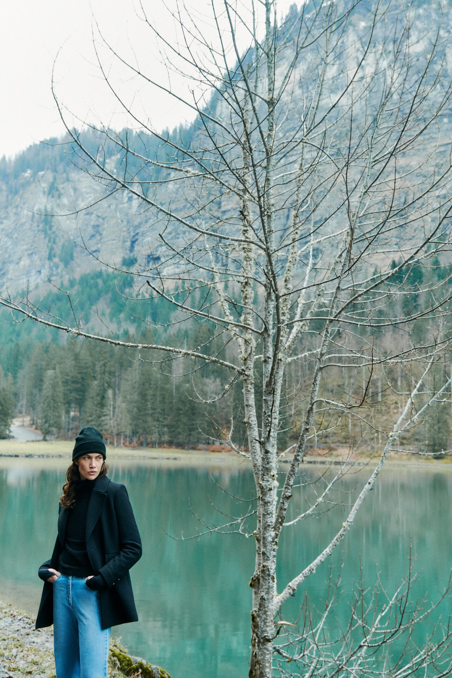 Manteau gipsy noir femme