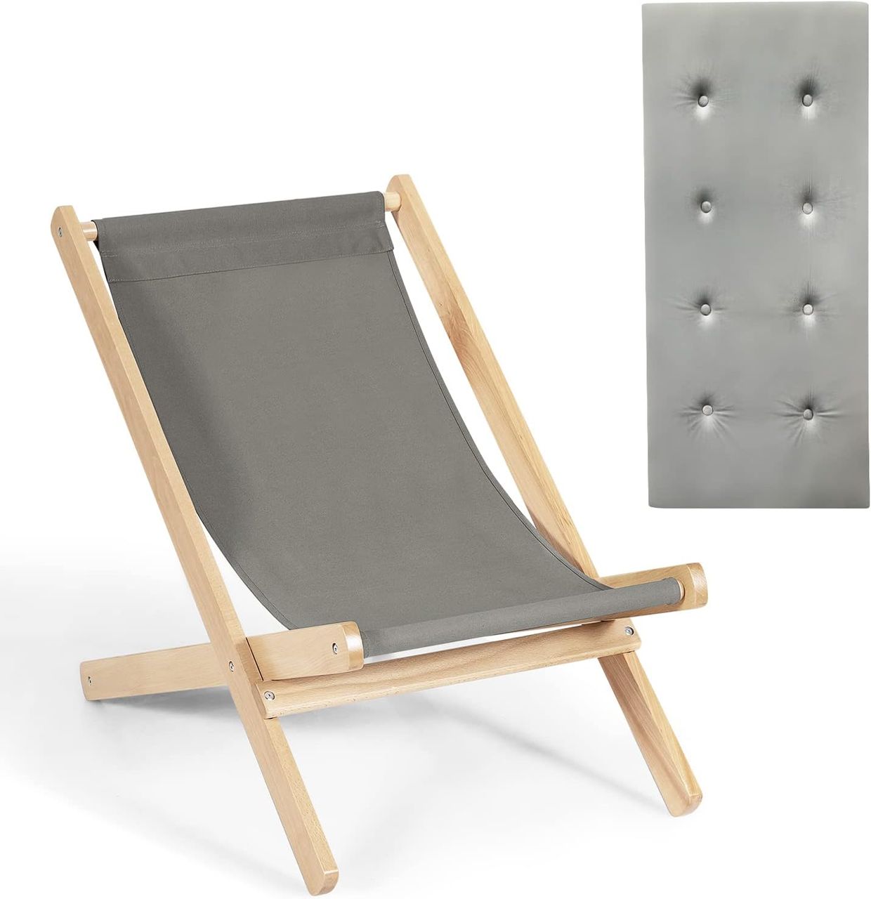 Costway COSTWAY Liegestuhl aus Holz
