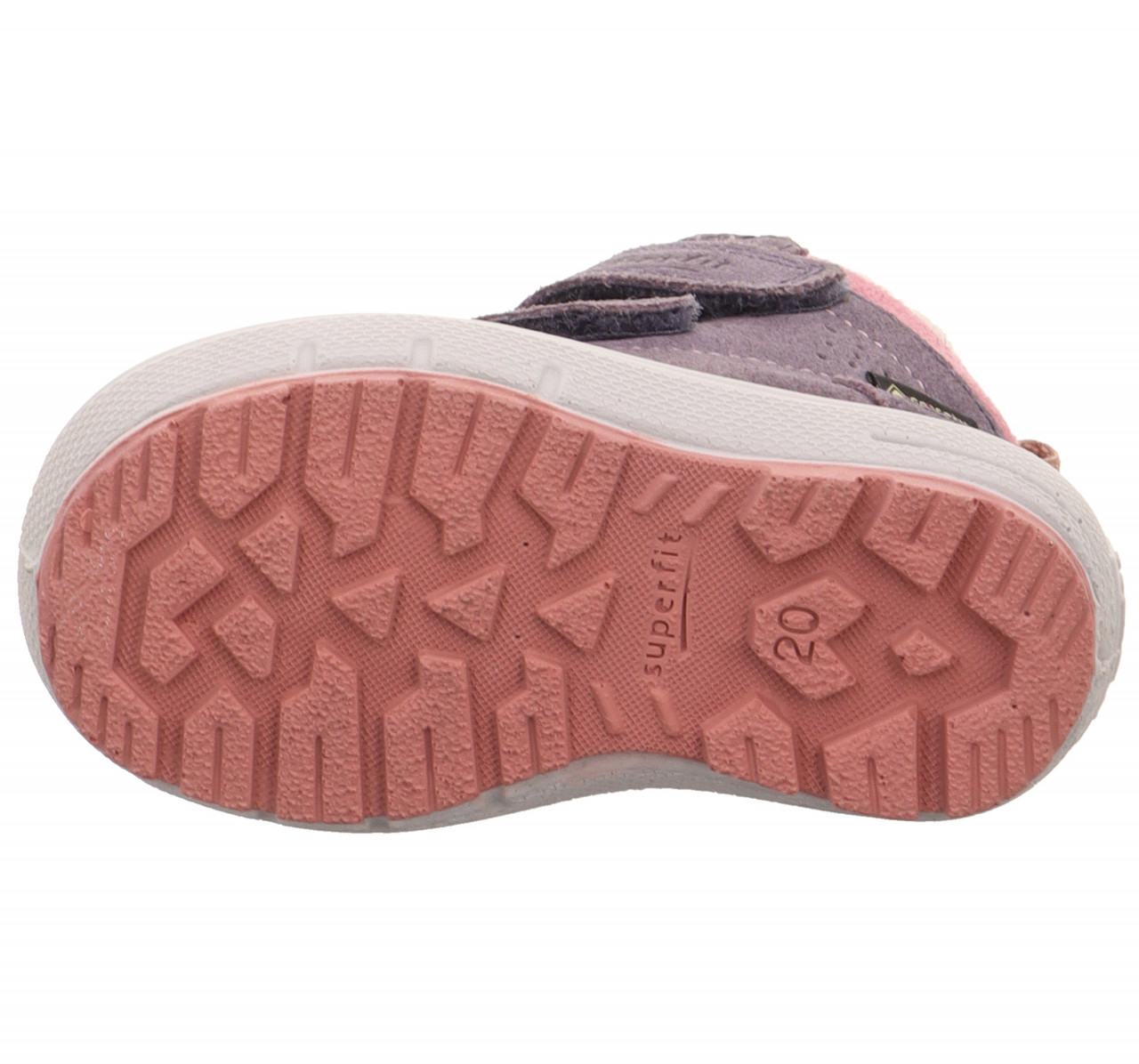GROOVY - Lila/Rosa Boots mit Klettverschluss