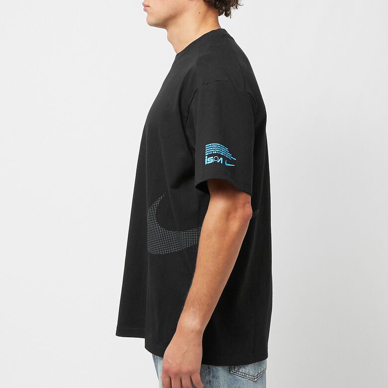 NIKE Ispa Fleece T-Shirt black/baltic blue/iron grey