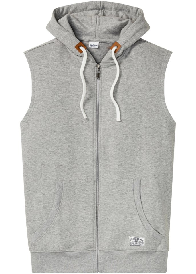 Sweatweste mit recyceltem Polyester