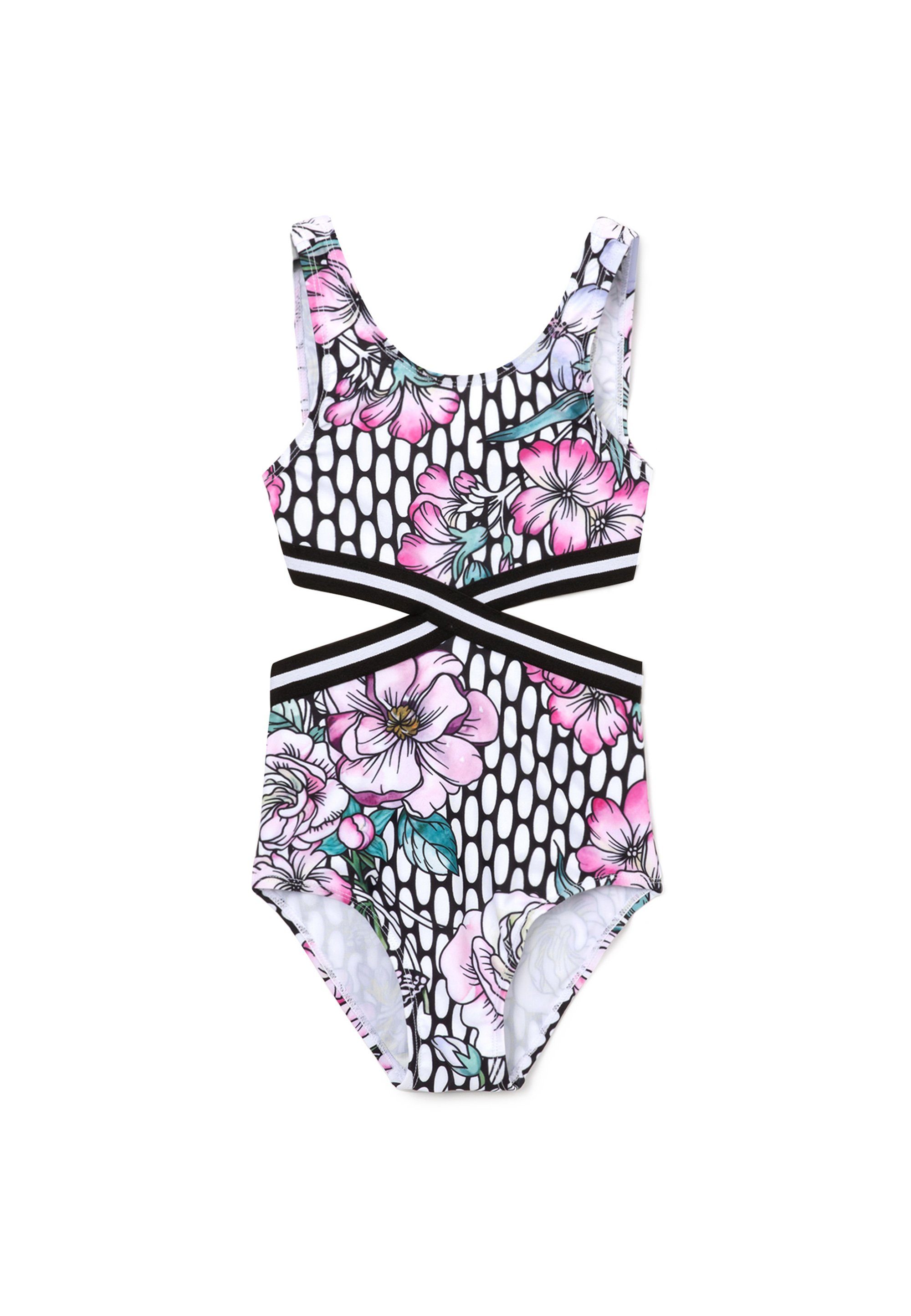 Gulliver Badeanzug mit gekreutzten Dekor-Elementen