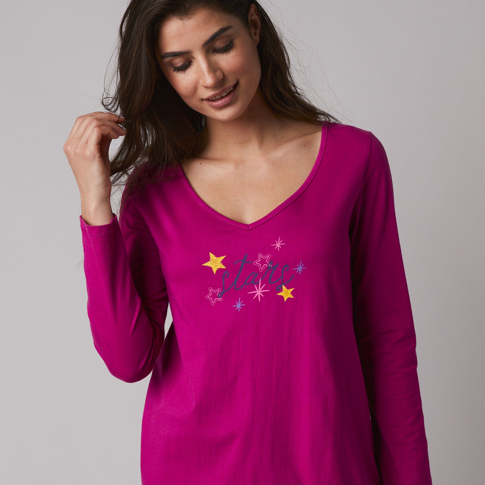 T-shirt de pyjama manches longues imprimé Estrella