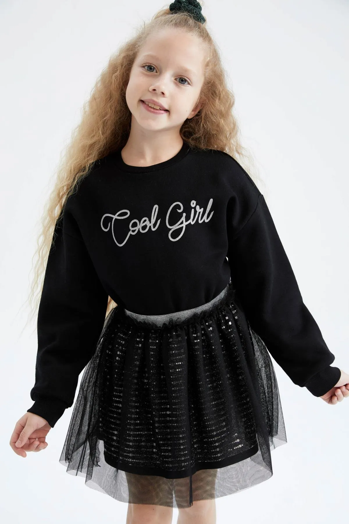 DeFacto  Langarm-T-Shirt-Tutu-Rock für Mädchen, 2-teiliges Set Y8950a622wn