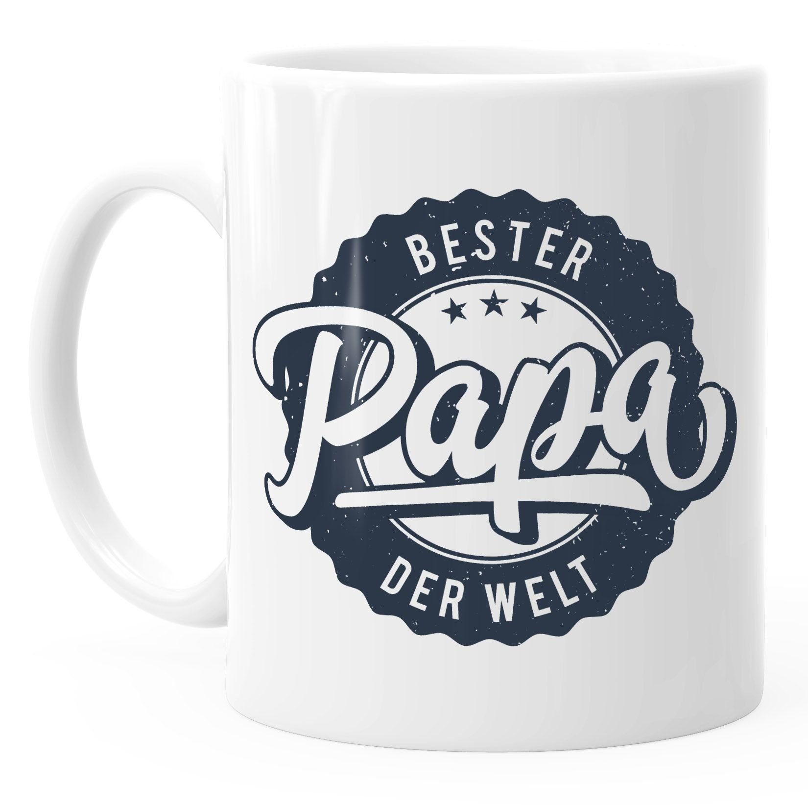 MoonWorks Tasse Kaffeetasse Bester Papa der Welt Geschenk Geschenktasse MoonWorks®, Keramik