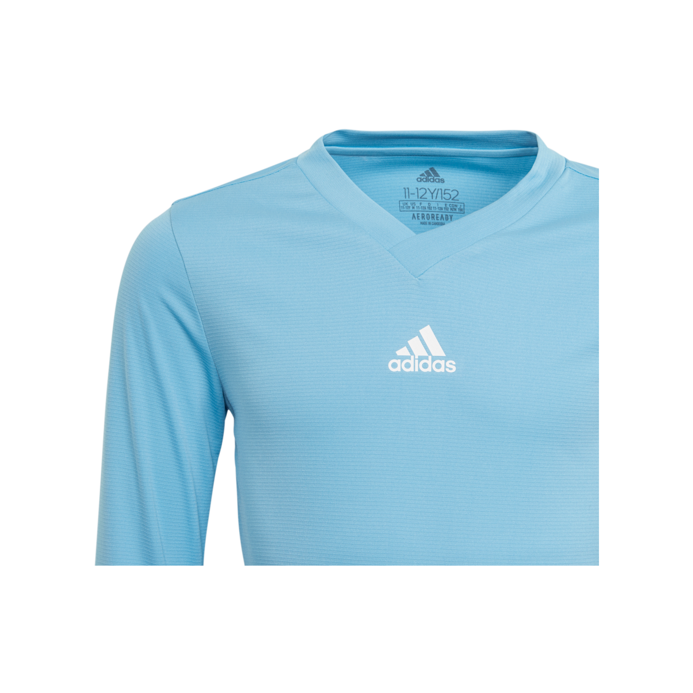 adidas Team Base Top langarm Kids Blau
