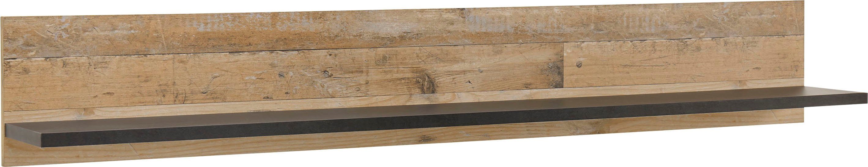 Home affaire Wandregal SHERWOOD, in modernem Holz Dekor, Breite 160 cm