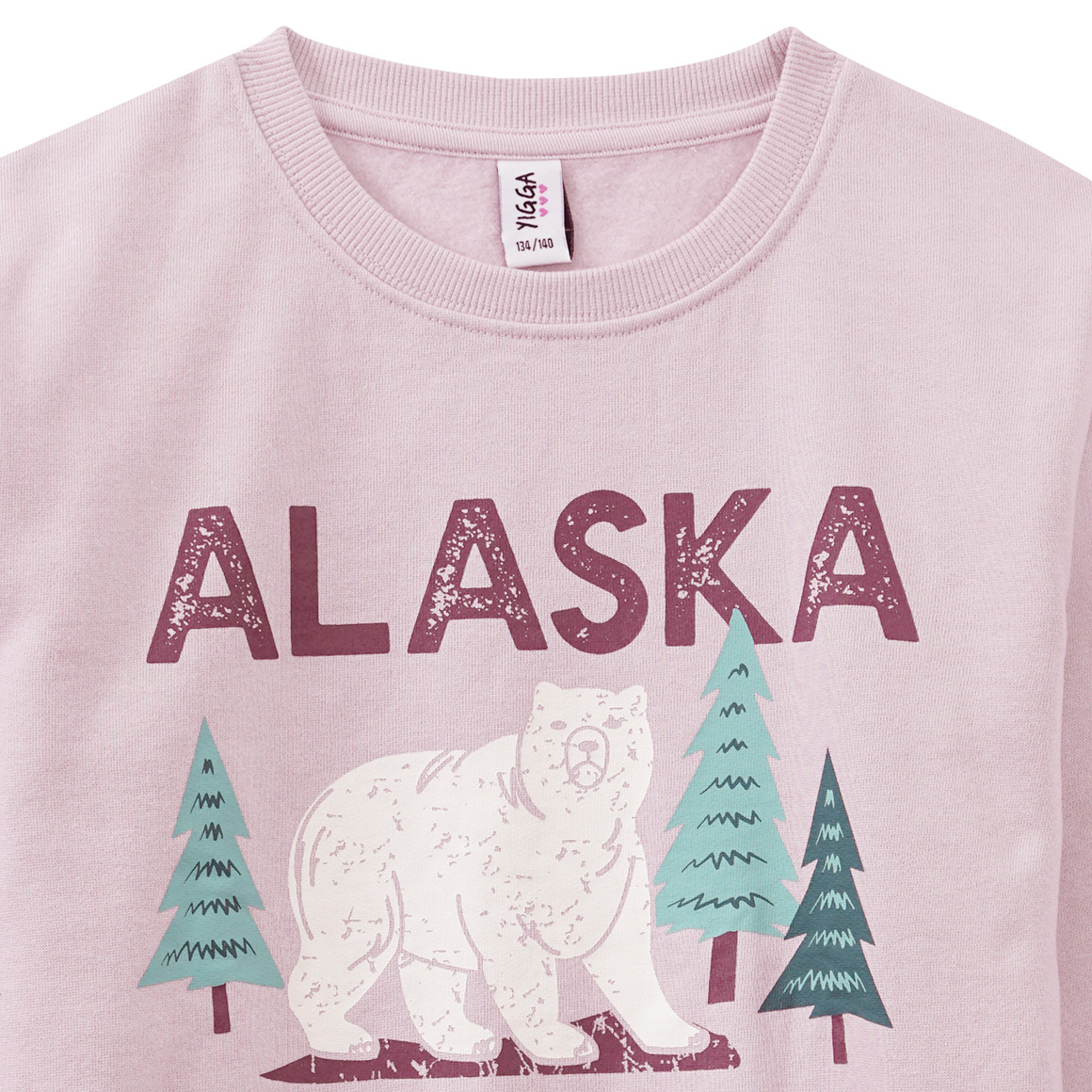 Mädchen Sweatshirt mit Bären-Print