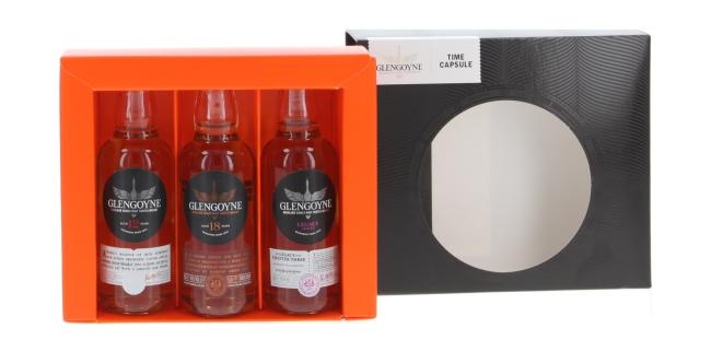 Miniatursortiment Glengoyne Time Capsule 0,15 l·44,7 % vol