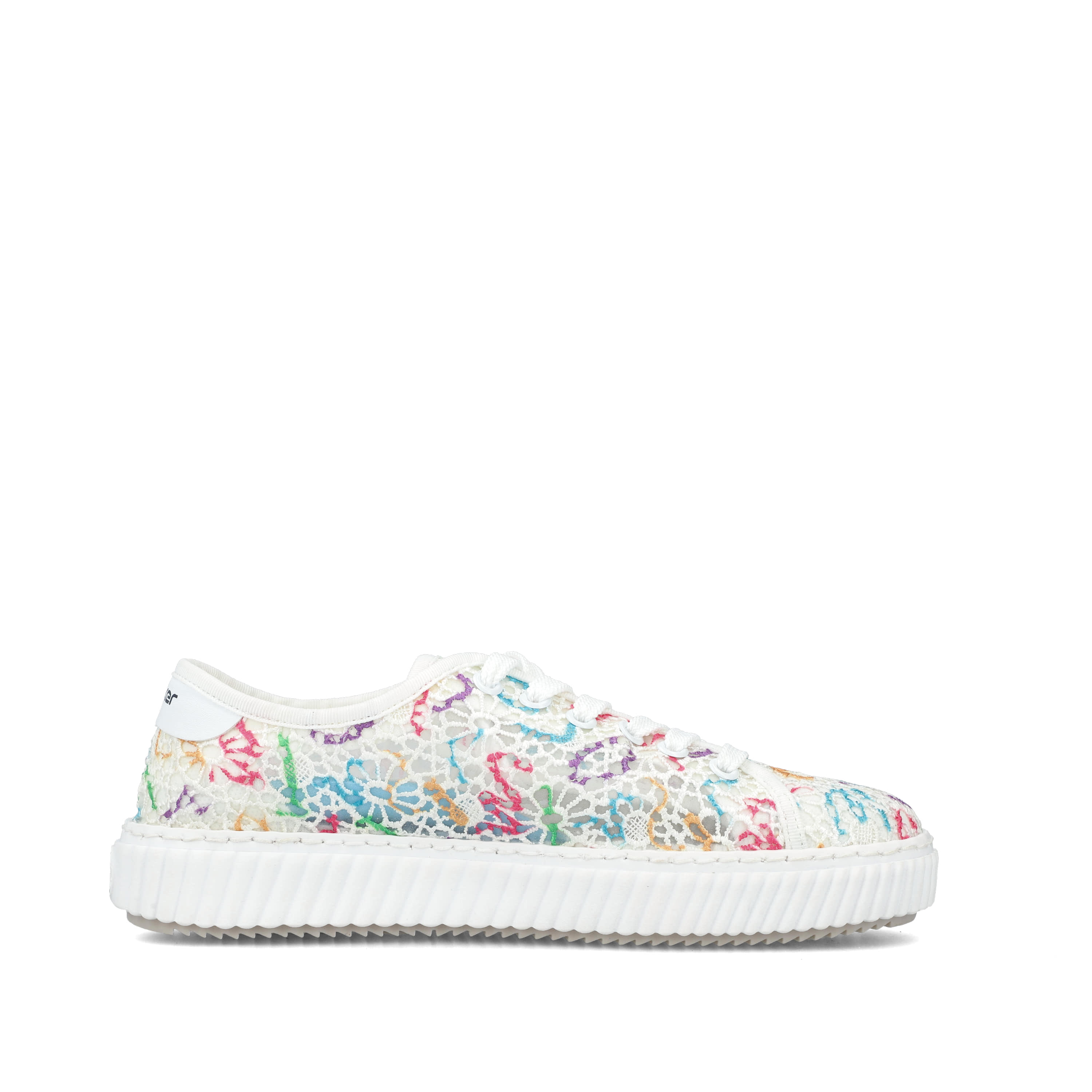 Rieker Damen Sneaker Low multi-schneeweiss