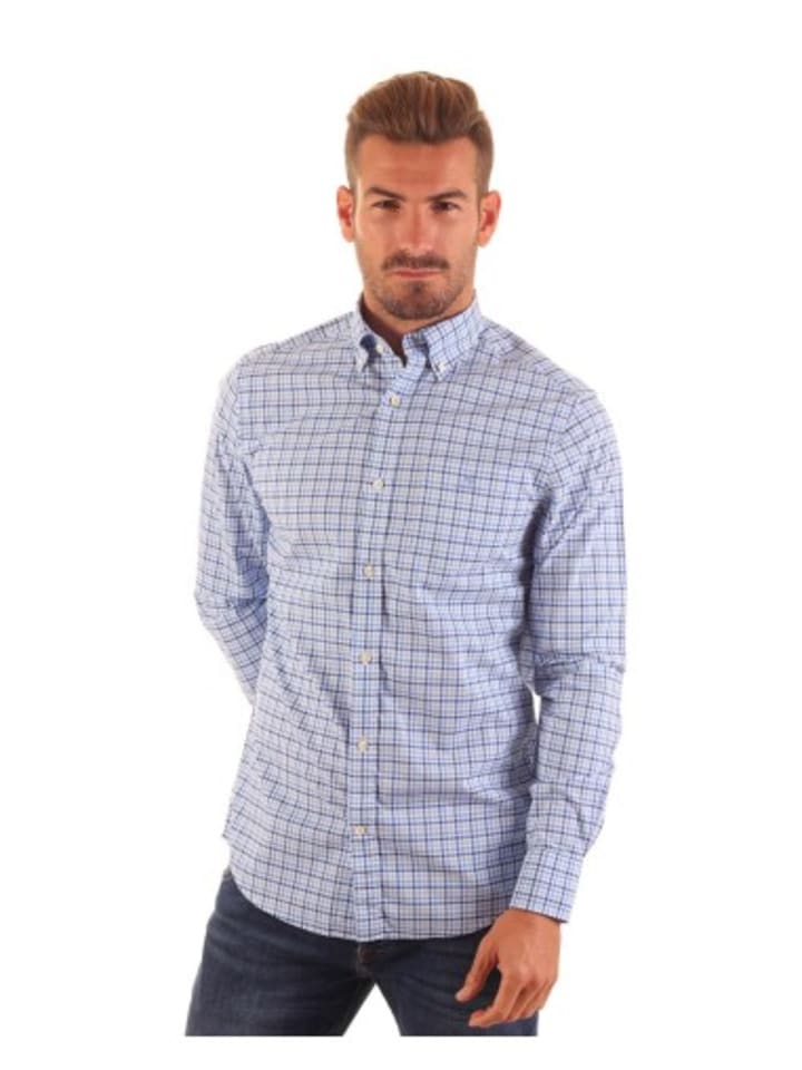 Gant 3060400 Hemd in Marineblau / Blau günstig kaufen S