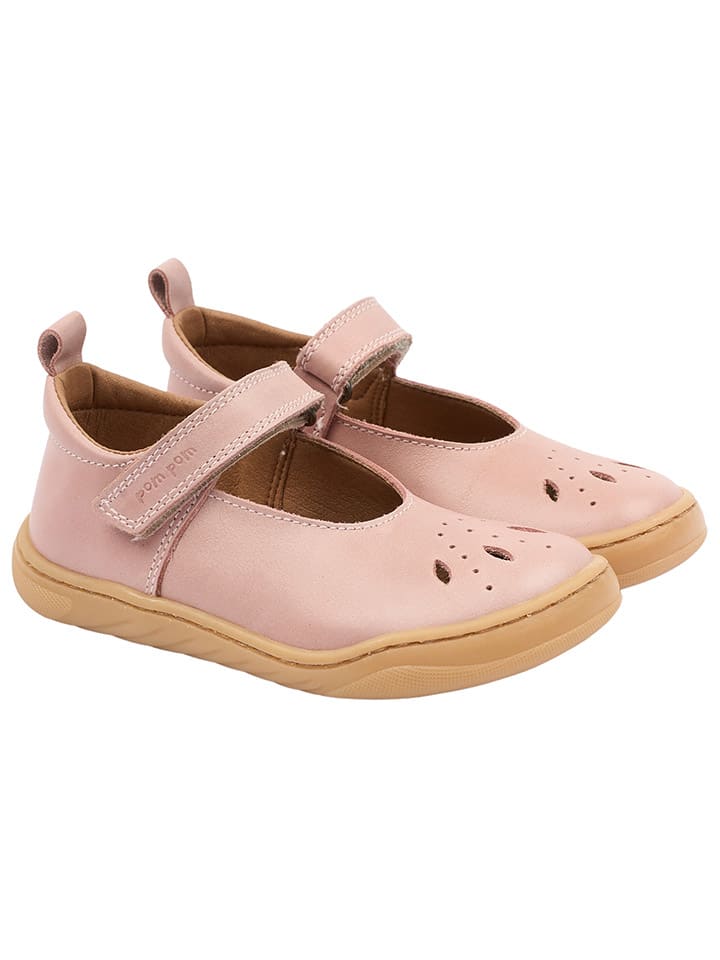 POM POM Leder-Barfußschuhe in Rosa günstig kaufen