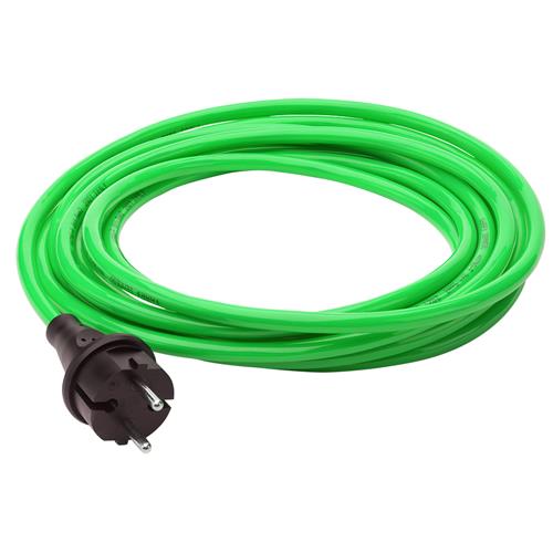 Connectra 40.379.51 Liitäntäkaapeli PUR 3m - H07BQ-F - 2 x 1.0 mm² - vihreä