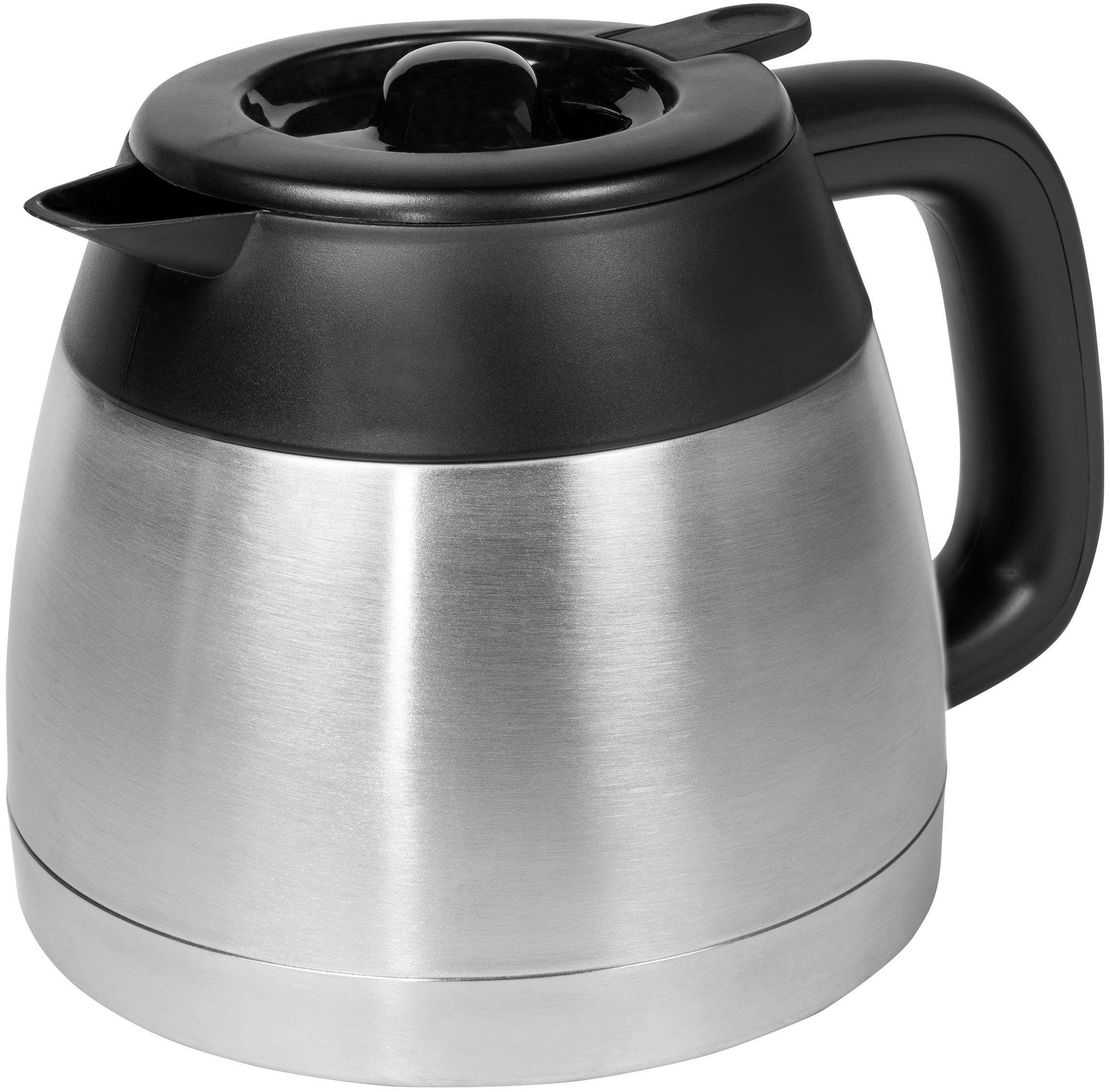 exquisit Filterkaffeemaschine KA 6501 sw, 1l Kaffeekanne, Papierfilter 1x4
