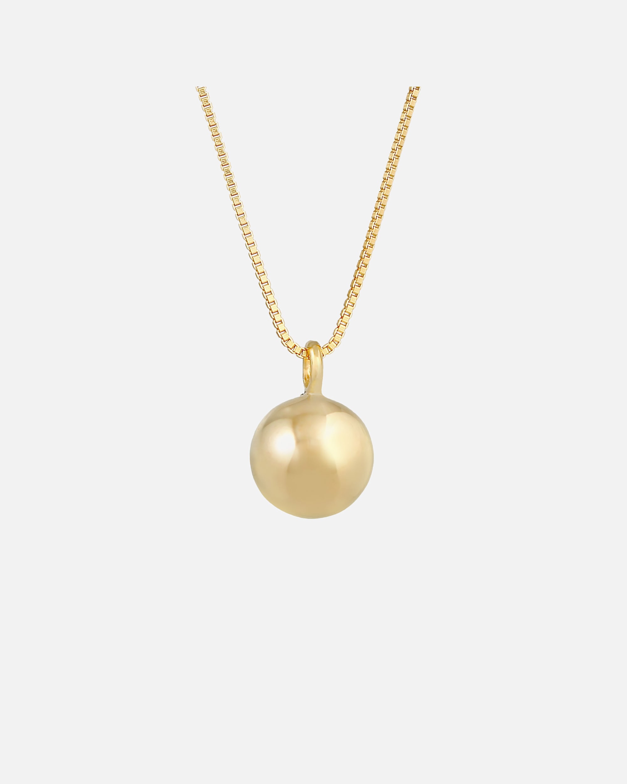Elli PREMIUM apvalus rutulinis pakabukas moterims, bazinis, tendencijų tinklaraštininkas, minimalistinis, iš 925 sterlingo sidabro su auksu