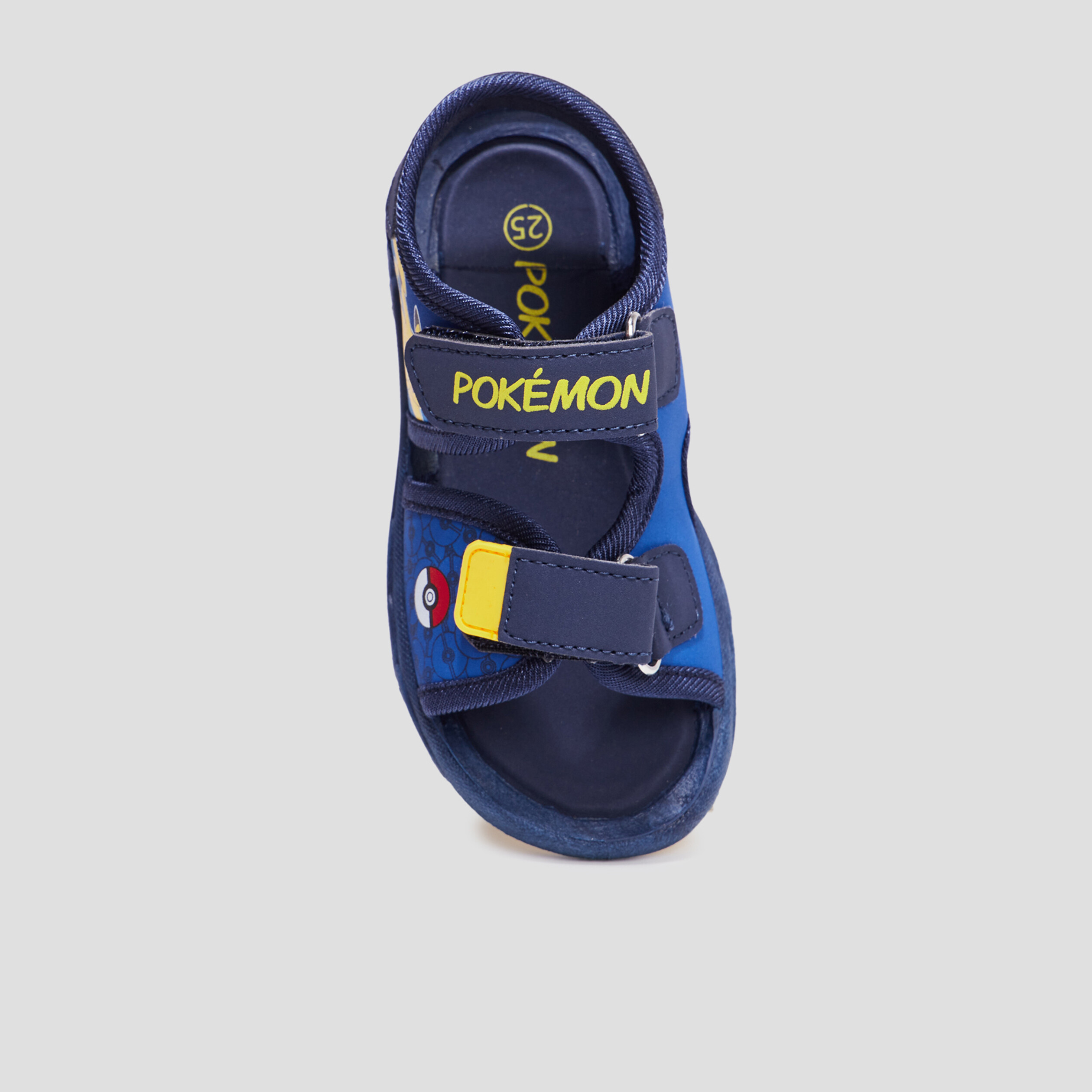 Sandales à scratchs Pokémon noir garçon | La Halle
