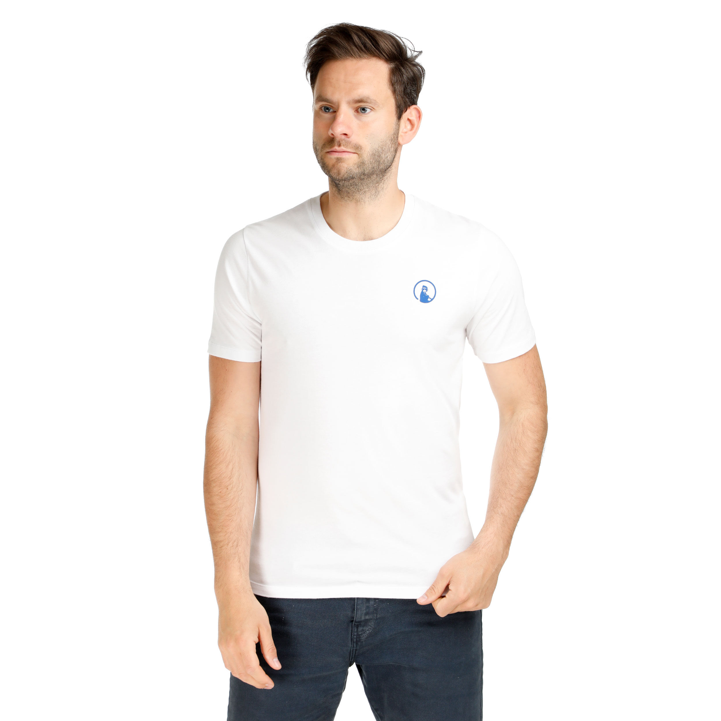 Flashy Backprint T-Shirt Herren - Weiß