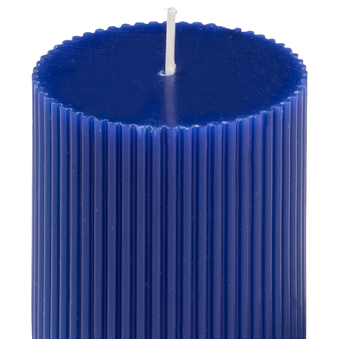 Kleine Kerze mit Rillen