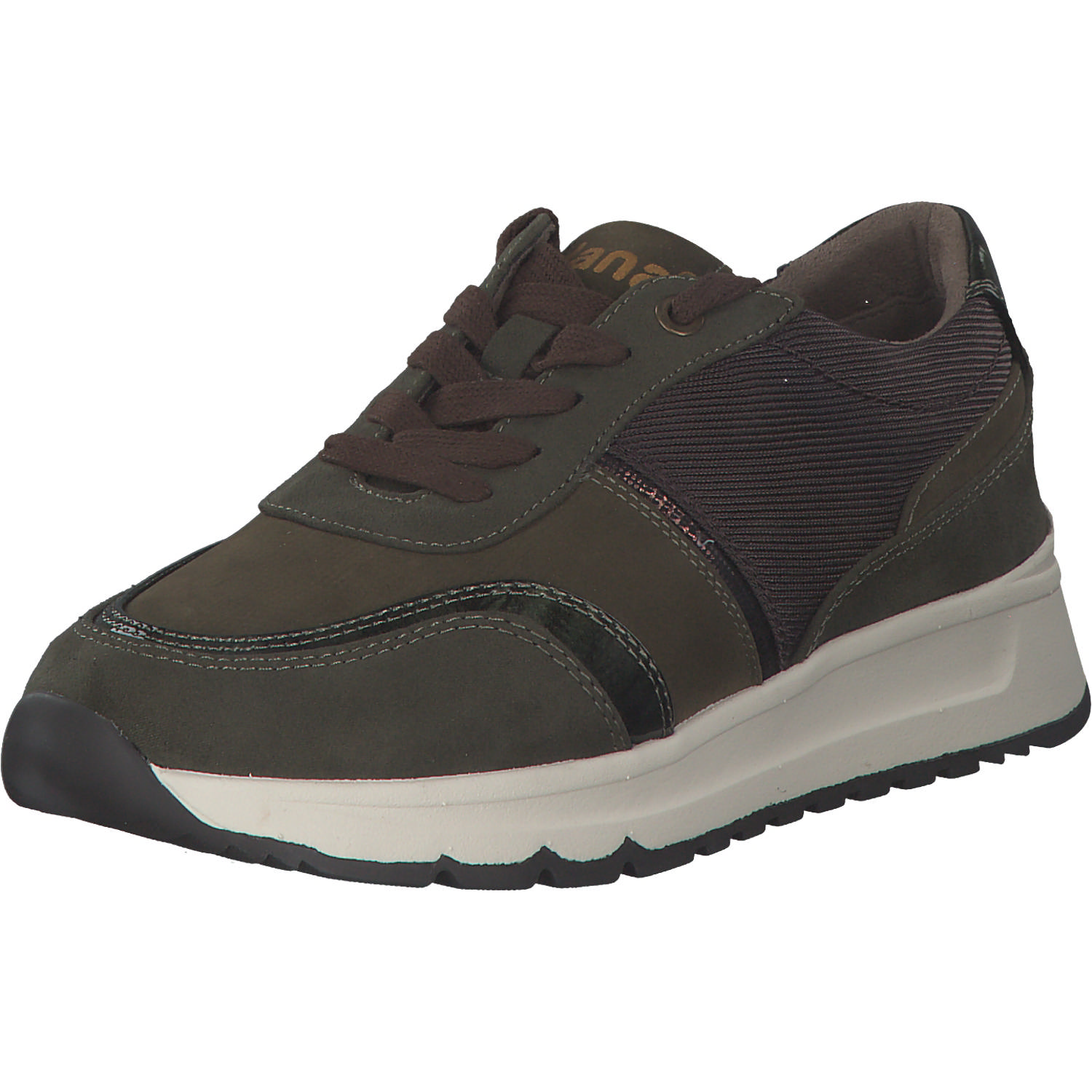Jana Shoes 23705, Sneakers Low, Damen, khaki