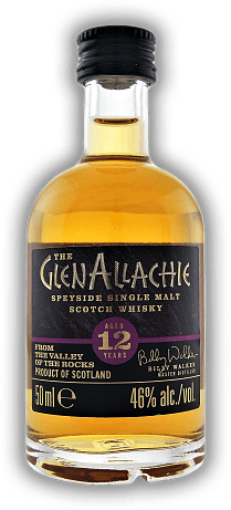 GlenAllachie 12 Years 0,05 Liter GlenAllachie 12 Years 0,05 Liter  Alter 12 J. - 0,05	 Liter - Vol 46%