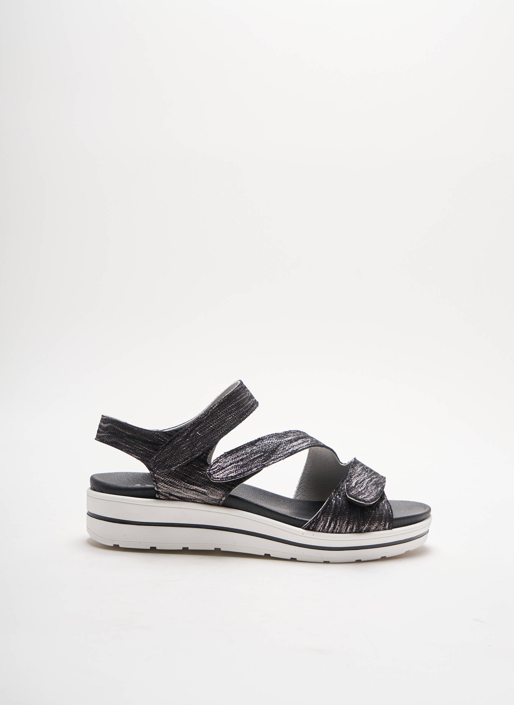 Altex Sandales Nu Pieds Femme couleur gris