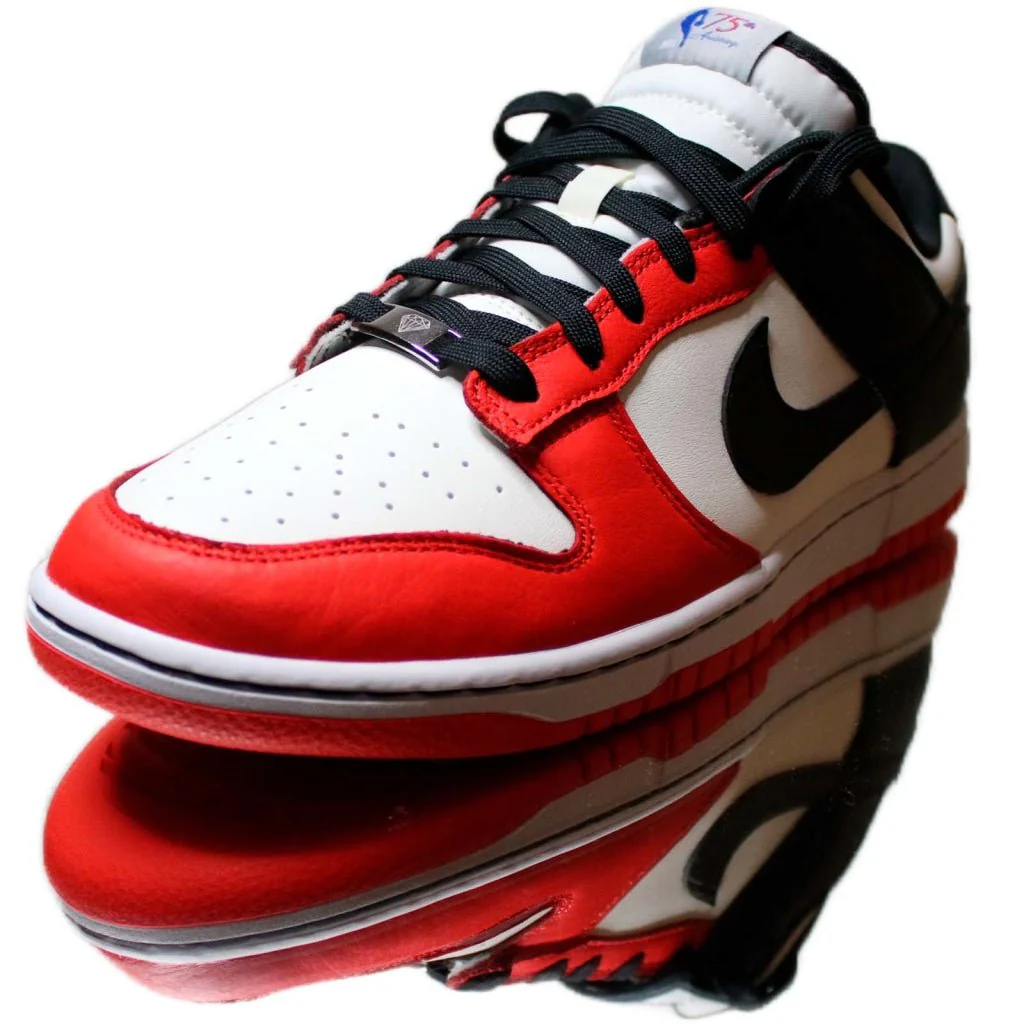 Nike Dunk Low EMB NBA 75th Anniversary Chicago