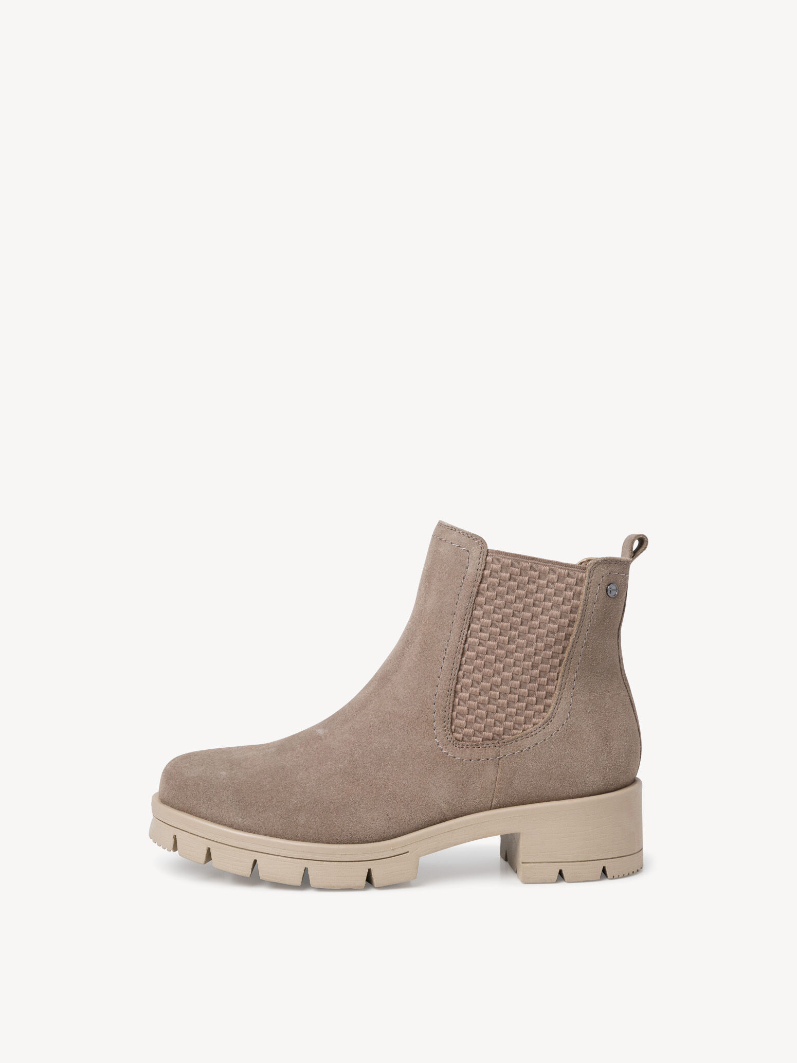 Bottine Chelsea en cuir - marron