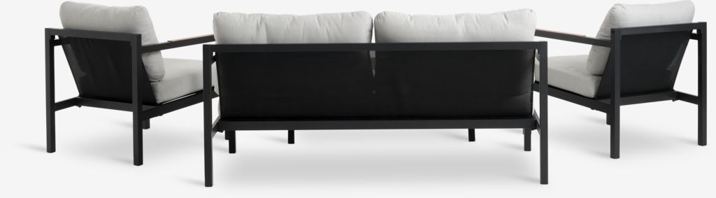 BEJSTRUP BEJSTRUP salon 4 places, gris