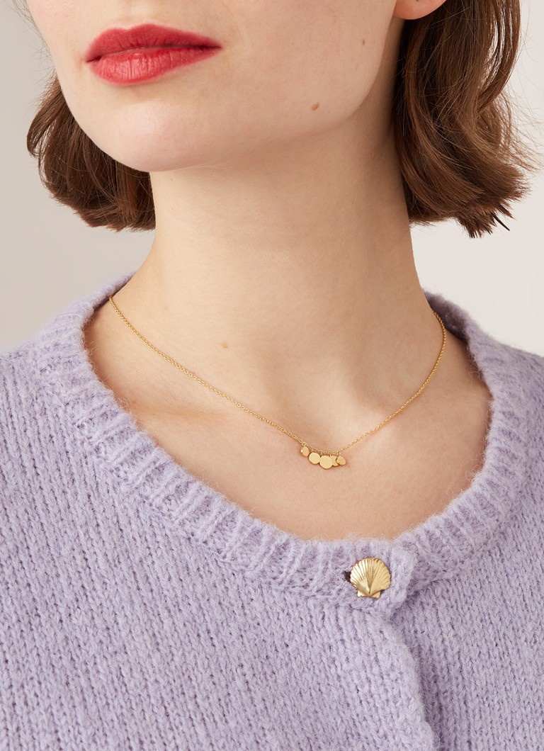 Pernille Corydon Mini Coin Necklace gold plated