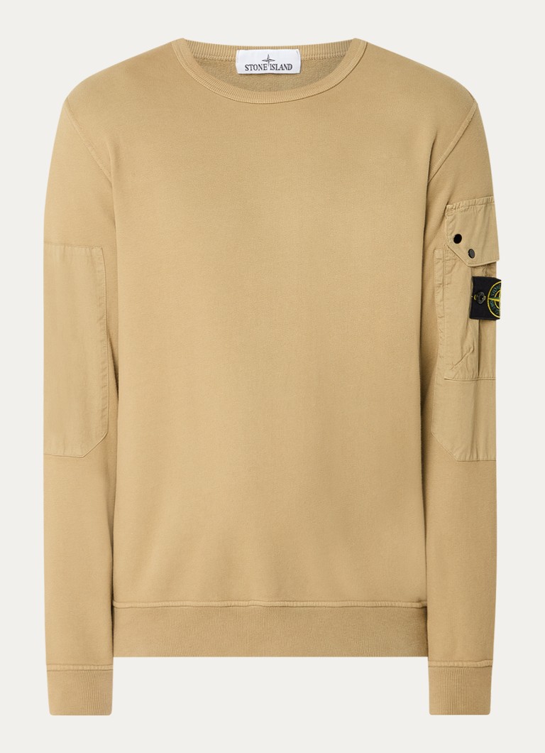 Πουλόβερ Stone Island 63920 με πέτο και λογότυπο