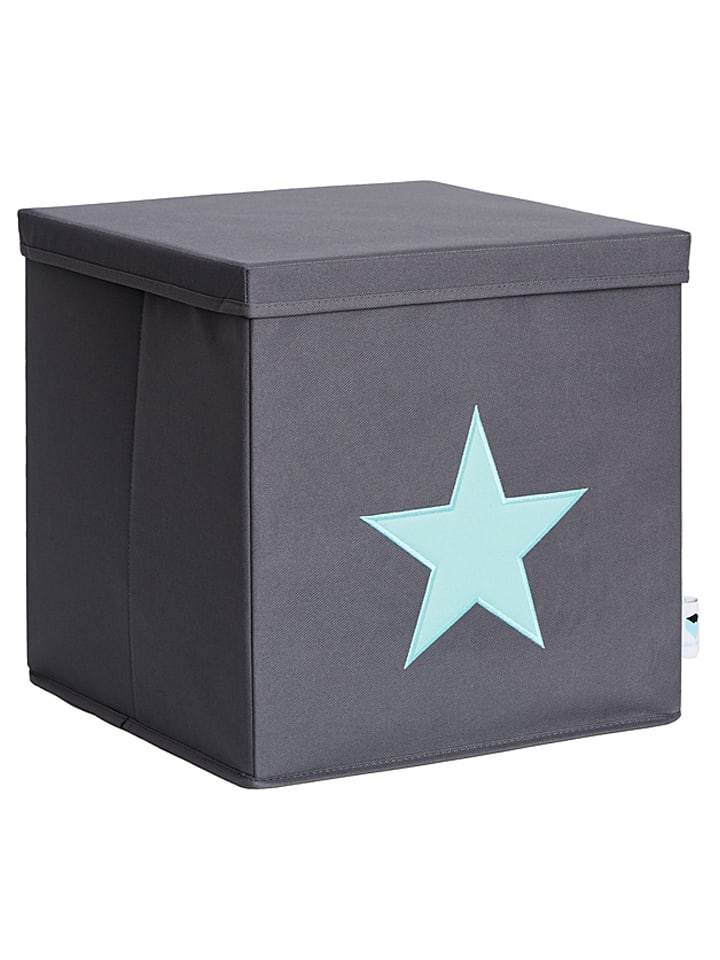 STORE IT Ordnungsbox in Grau/ Türkis  - (B)33 x (H)33 x (T)33 cm günstig kaufen onesize
