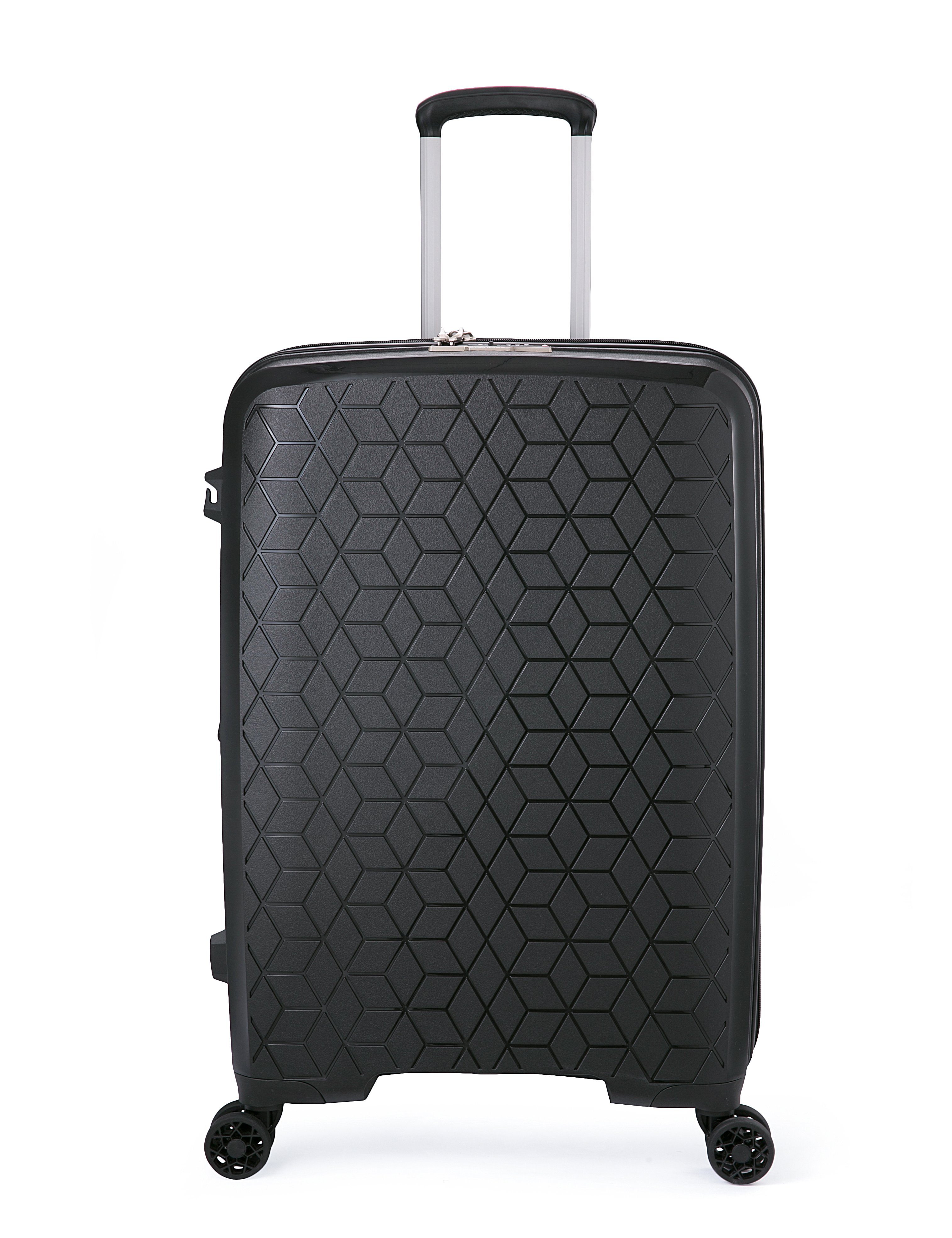 Verage Hartschalen-Trolley Diamond, 4 Rollen, Hartschale, Doppelrollen,TSA-Zahlenschloss, Sicherheitsreißverschluss
