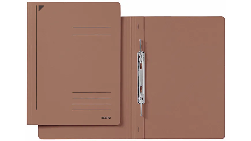 LEITZ Spiralhefter A4 Pappe braun