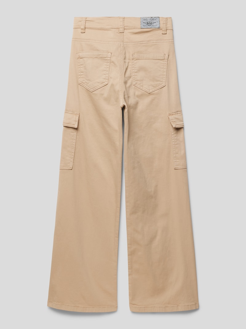 Cargohose mit Stretch-Anteil in beige