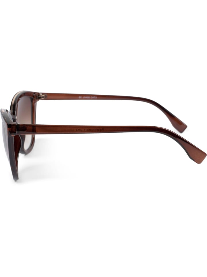 styleBREAKER Cateye Sonnenbrille in Braun / Braun Verlauf günstig kaufen onesize