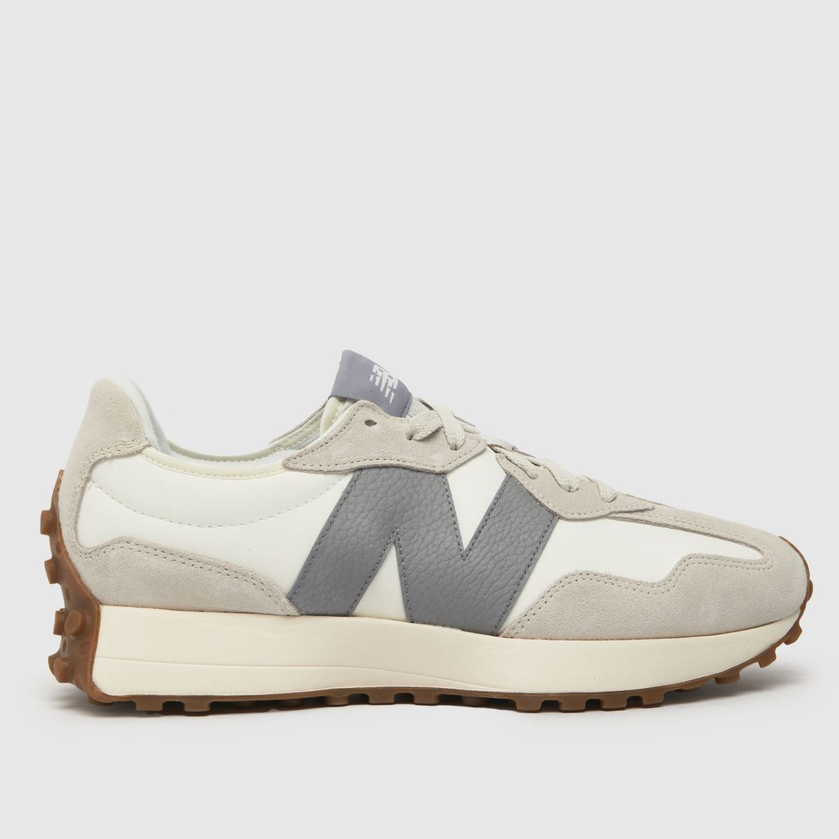 New Balance 327 träningsskor i vitt och grått