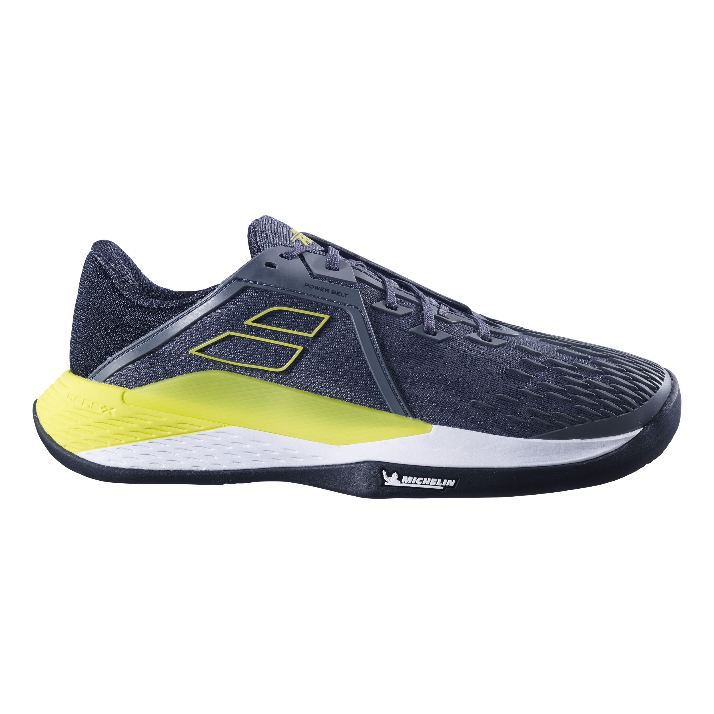 Propulse Fury 3 Sandplatzschuh Herren - Dunkelgrau, Neongrün