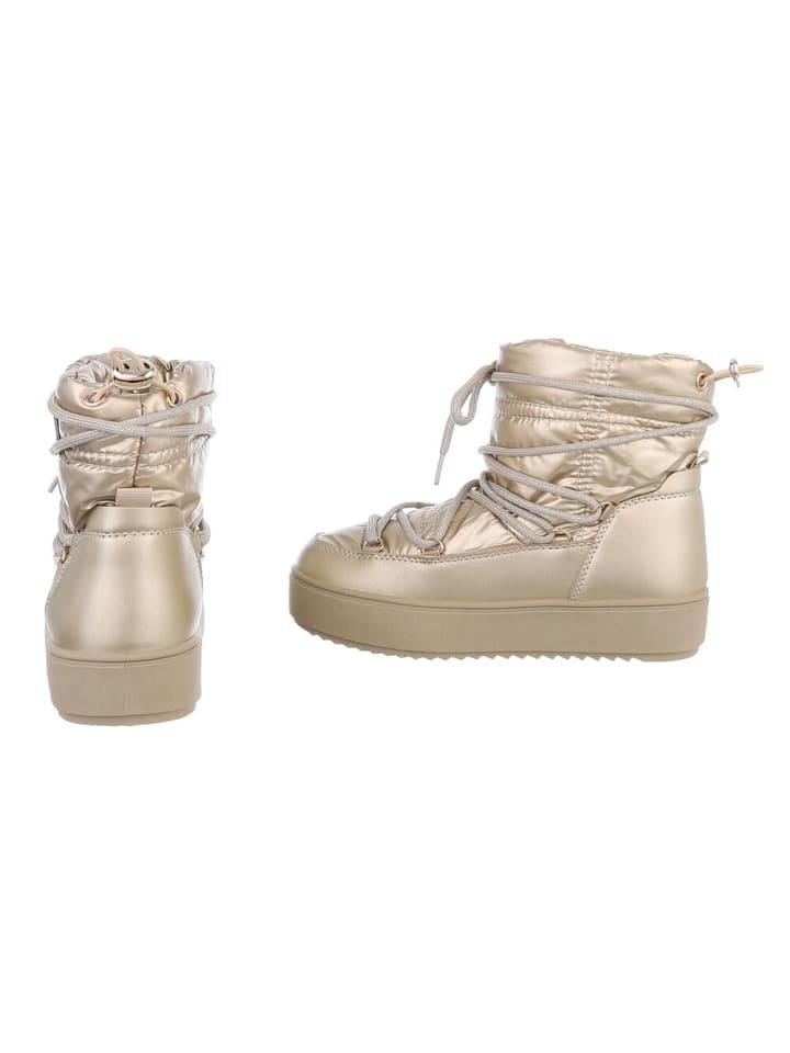 Ital-Design Stiefelette in Gold günstig kaufen