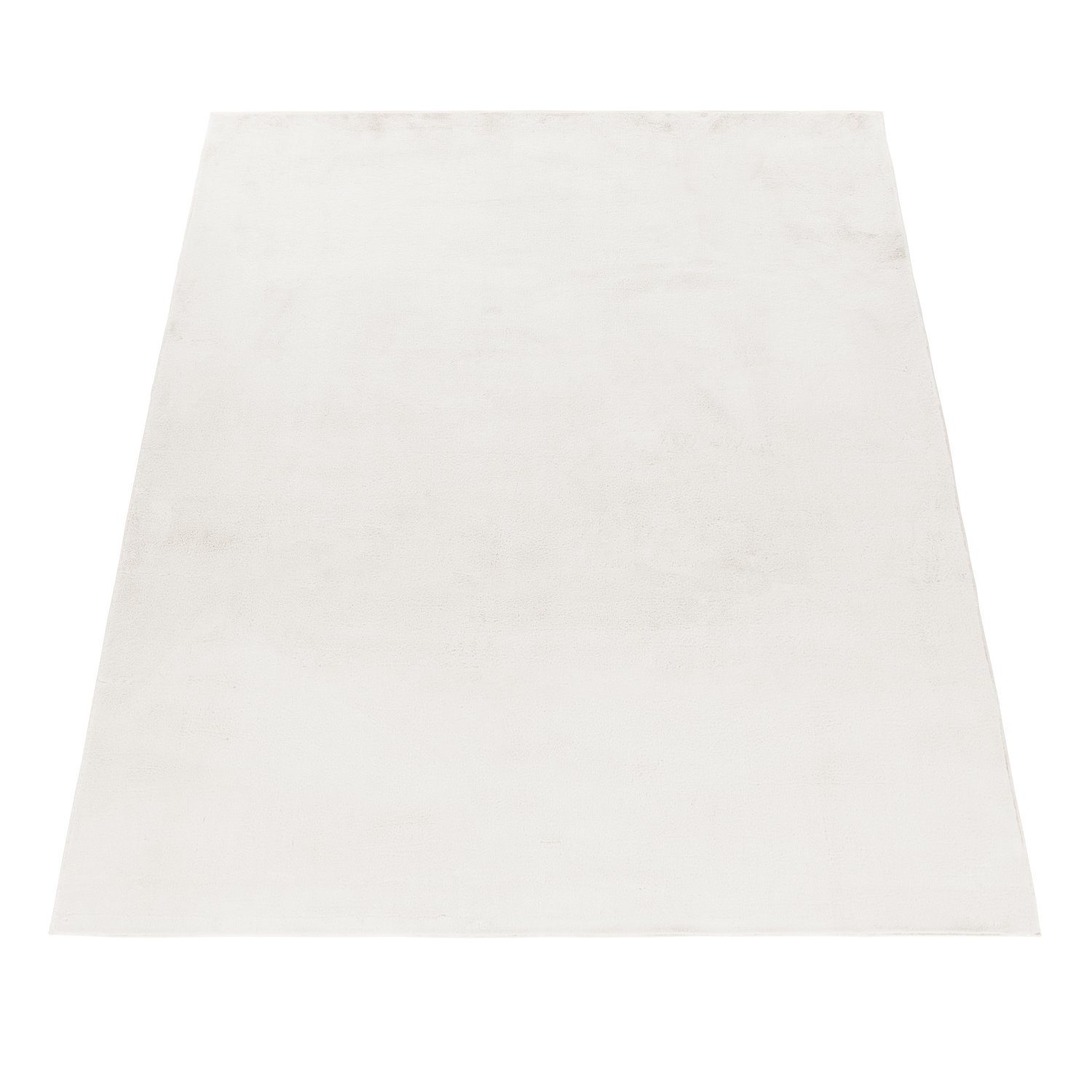 Fellteppich Unicolor - Einfarbig, Carpetsale24, Läufer, Höhe: 20 mm, Teppich Wohnzimmer Einfarbig Shaggy Modern Flauschiger Felloptik Weich