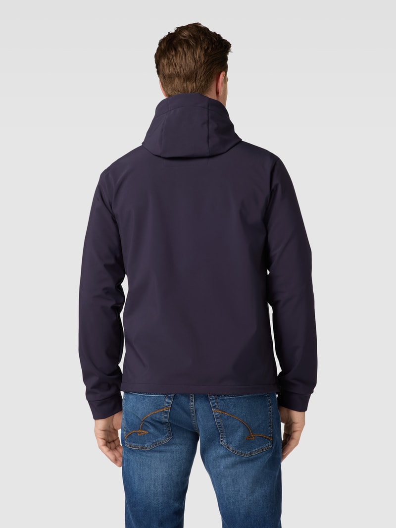 Jacke mit Kapuze in marineblau