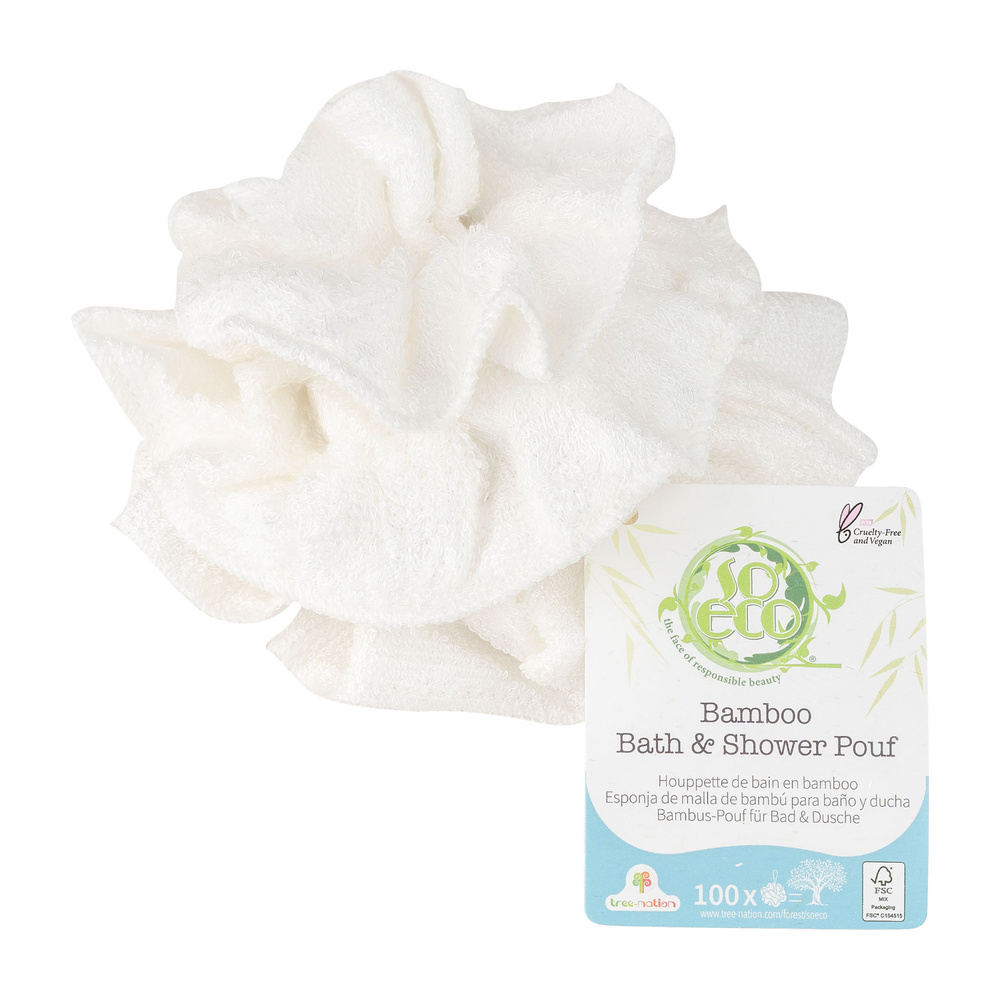 so eco Fleur de douche en bambou Accessoire Bain