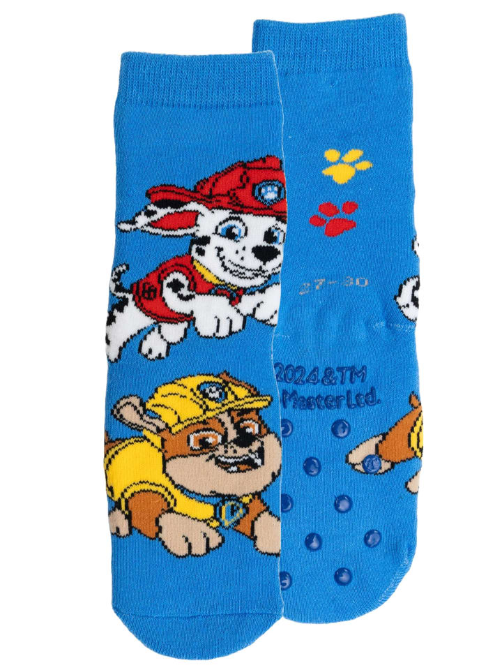 Paw Patrol 2er Pack Paw Patrol Socken Sneaker Kindersocken Söckchen in blau/grau günstig kaufen