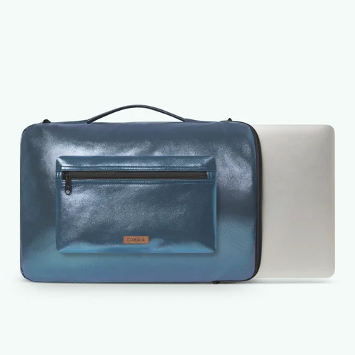 Larissa Laptop Sleeve, 15/16 inch Laptop Sleeve, Navy Blue