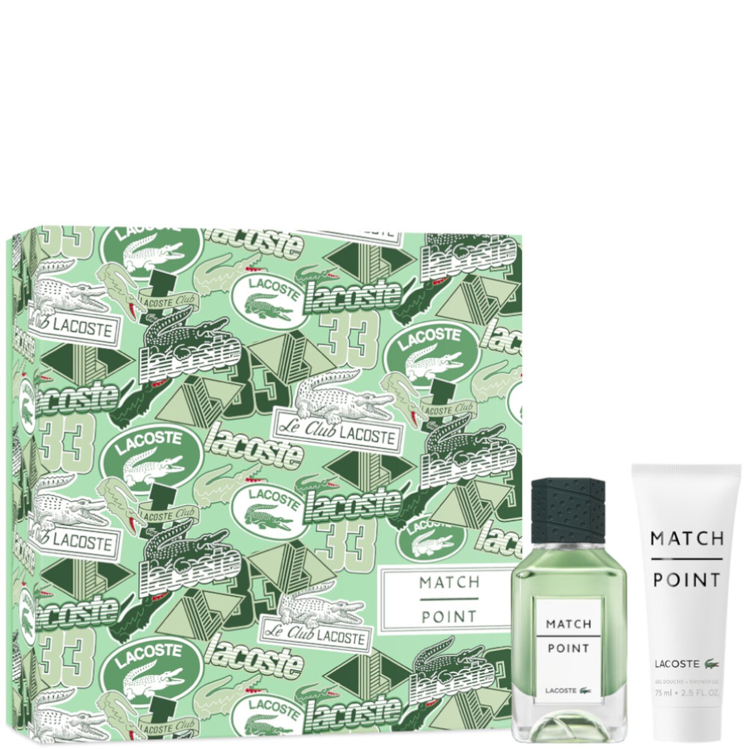 Lacoste Match Point Coffret Eau de Toilette 50 ml + Gel Douche 75 ml