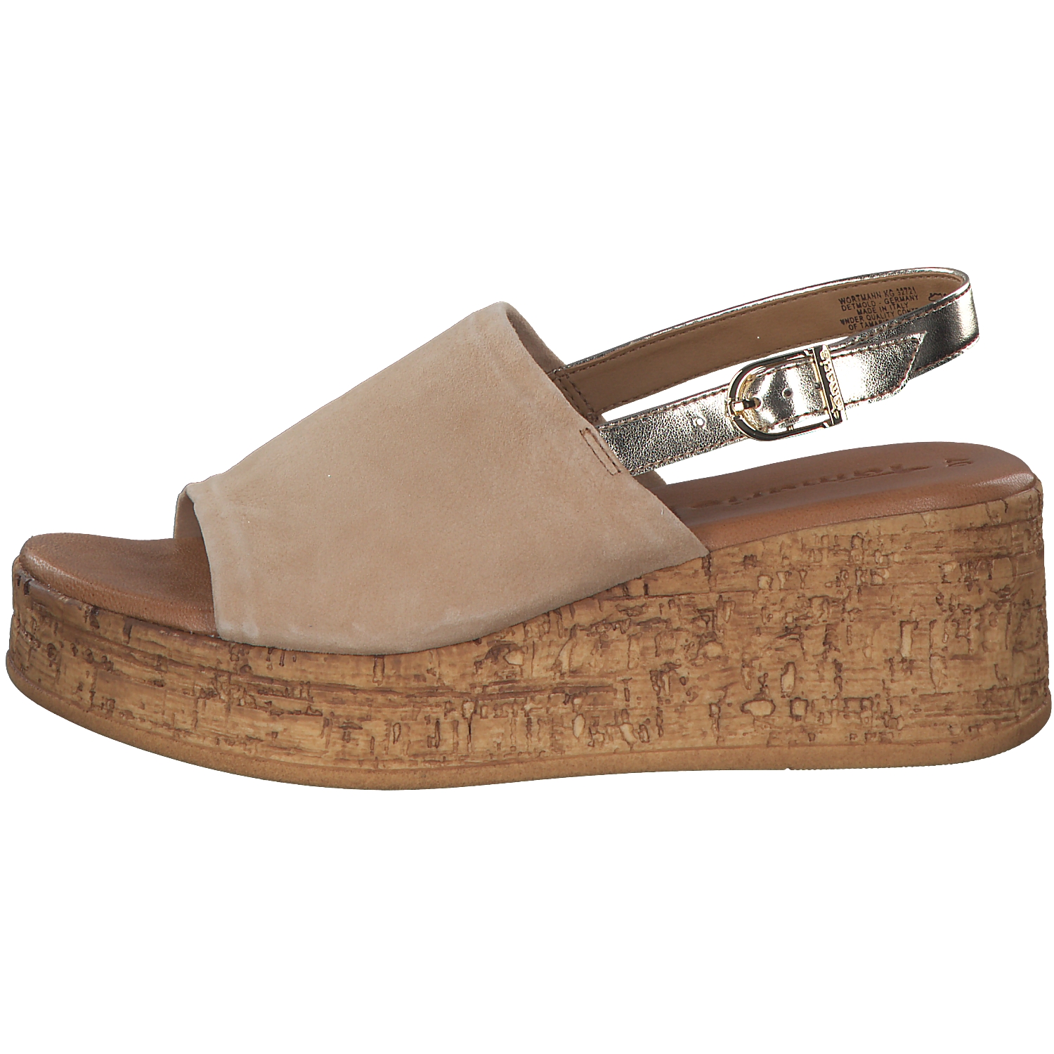 Tamaris 28393-42, Plateau-Sandaletten, Damen, Beige